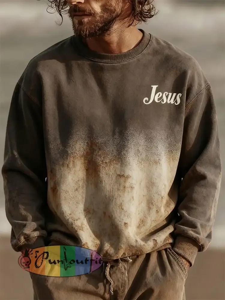 Men’s Jesus Crew Neck Sweatshirt