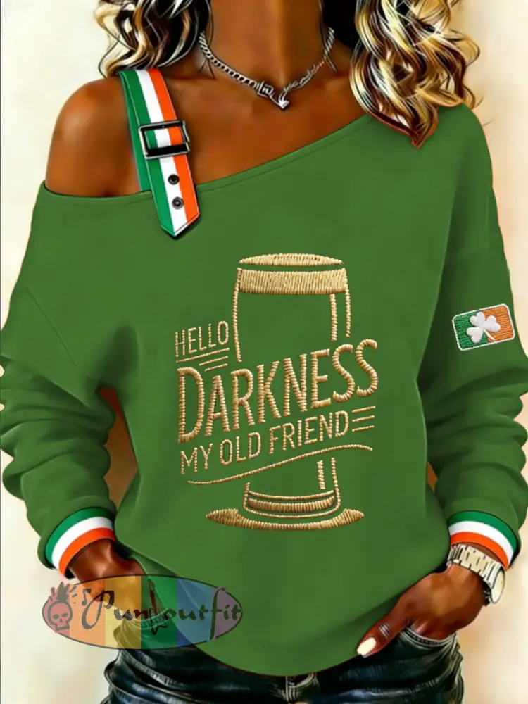 Women’s HELLO DARKNESS MY OLD FRIEND Sweatshirt