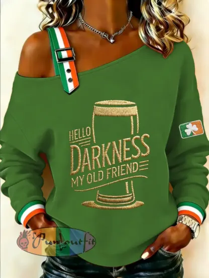 Women’s HELLO DARKNESS MY OLD FRIEND Sweatshirt
