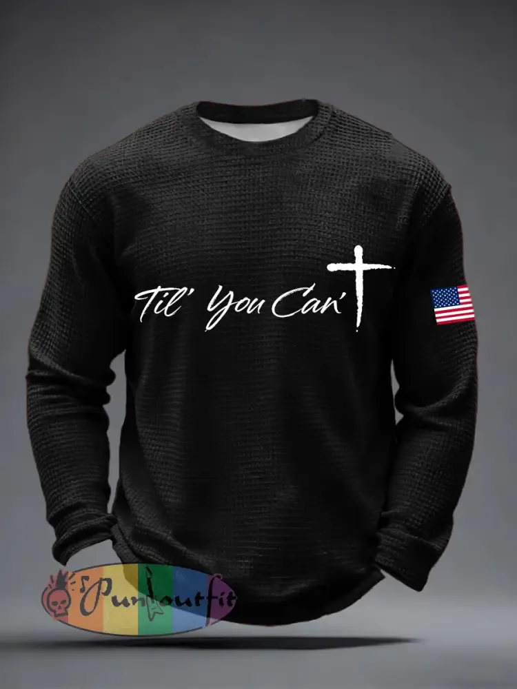Men’s ’Til You Can’t Print Waffle Long-Sleeve T-Shirt