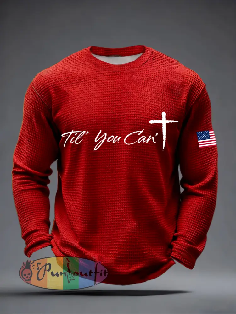 Men’s ’Til You Can’t Print Waffle Long-Sleeve T-Shirt