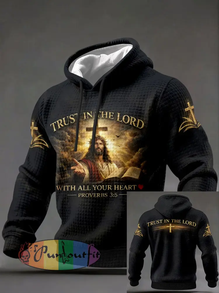Men’s ’trust in the lord with all your heart’ hoodies