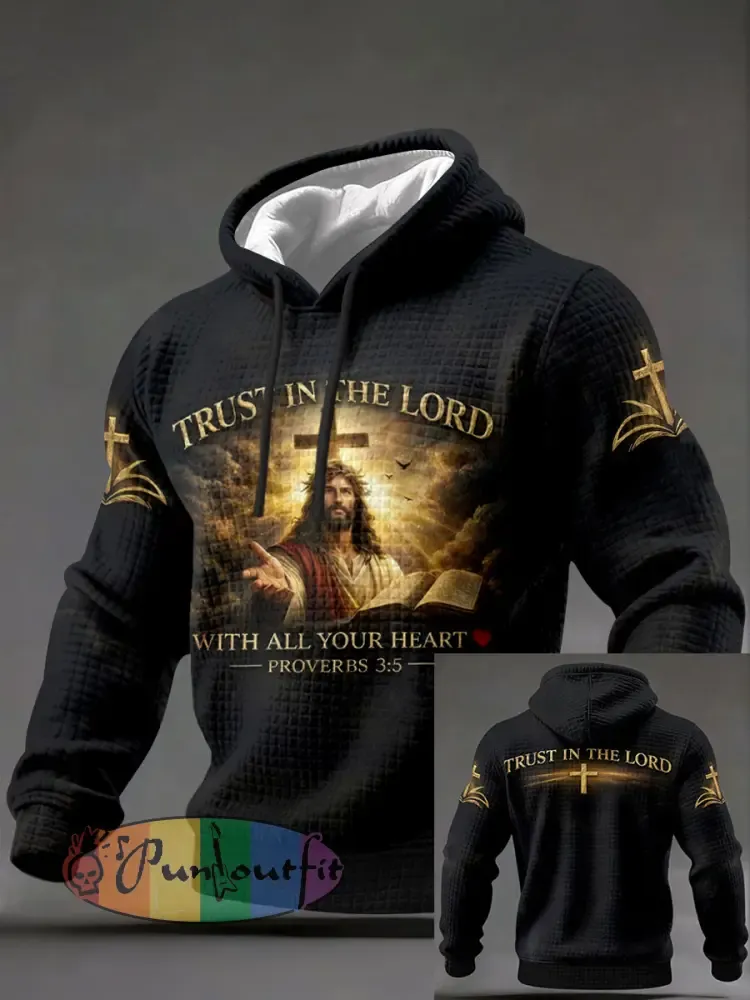 Men’s ’trust in the lord with all your heart’ hoodies