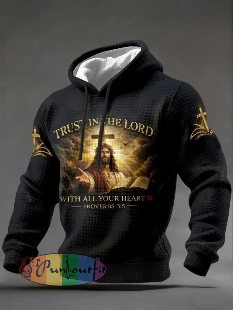 Men’s ’trust in the lord with all your heart’ hoodies