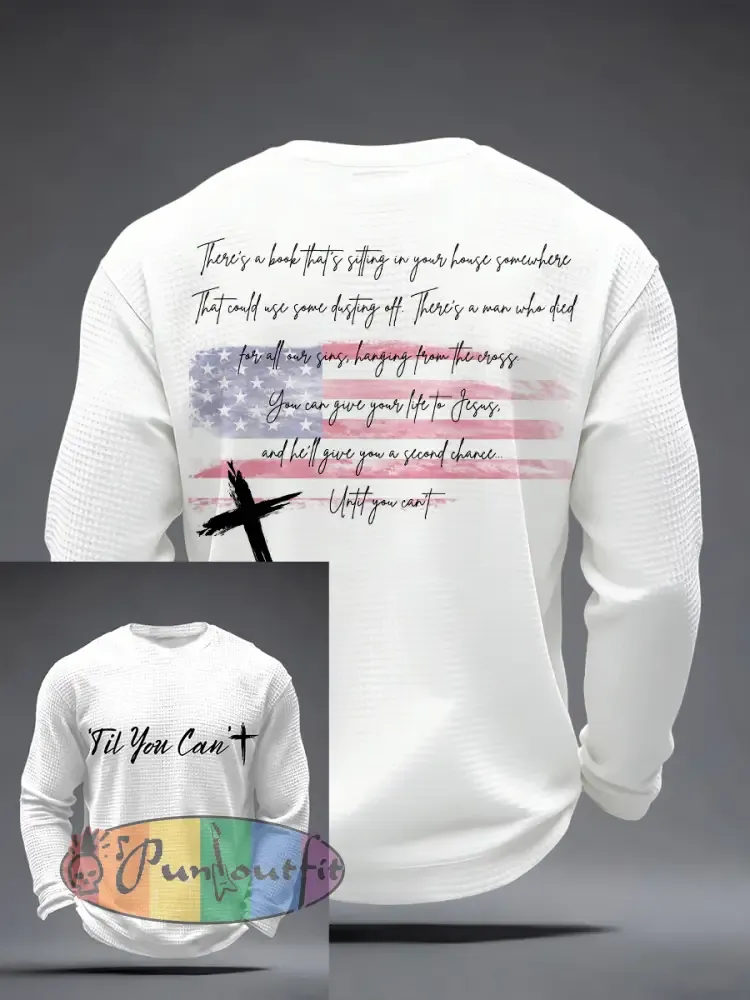 Men’s ’Til You Can’t Print Waffle Long-Sleeve T-Shirt