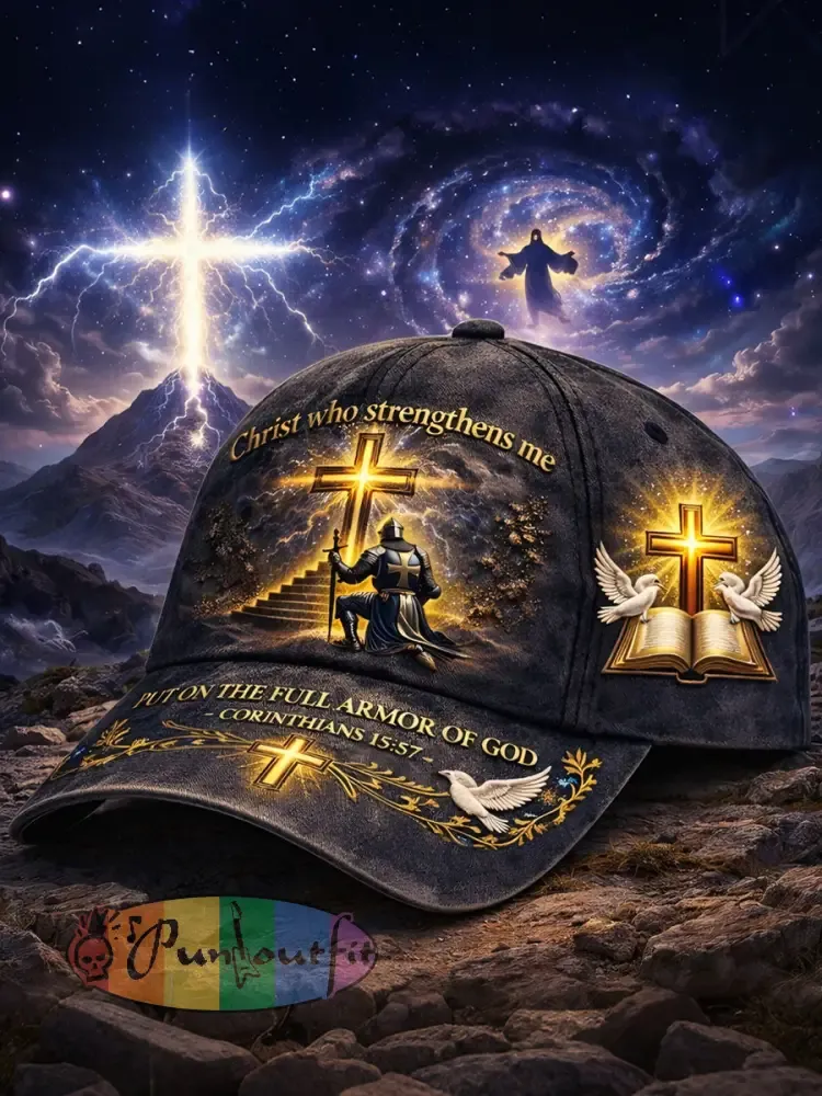 ’Christ who strengthens me’ Unisex Hats - As picture · ONE