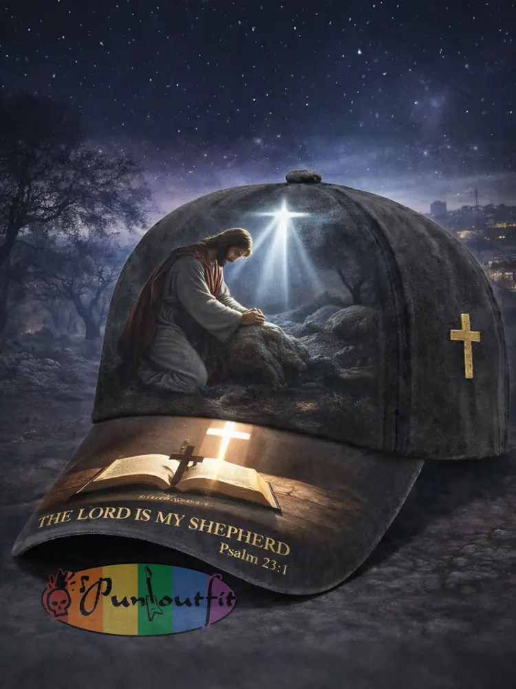’the lord is my shepherd’ vintage unisex hats - As picture · ONE
