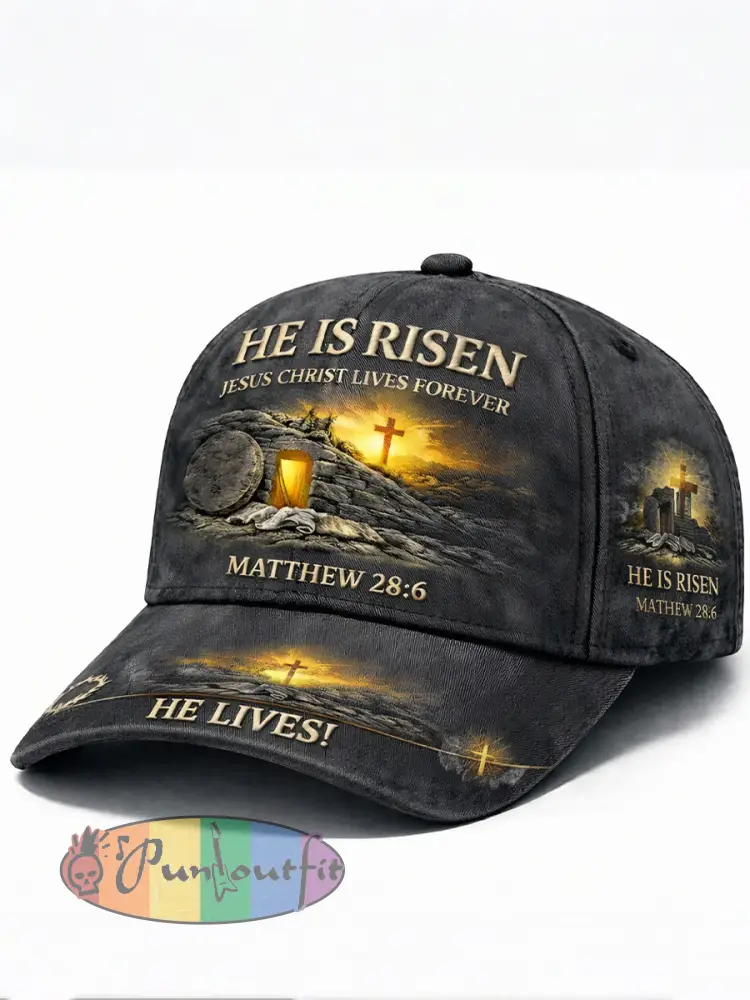 ’He is risen’ Vintage Unisex Hats