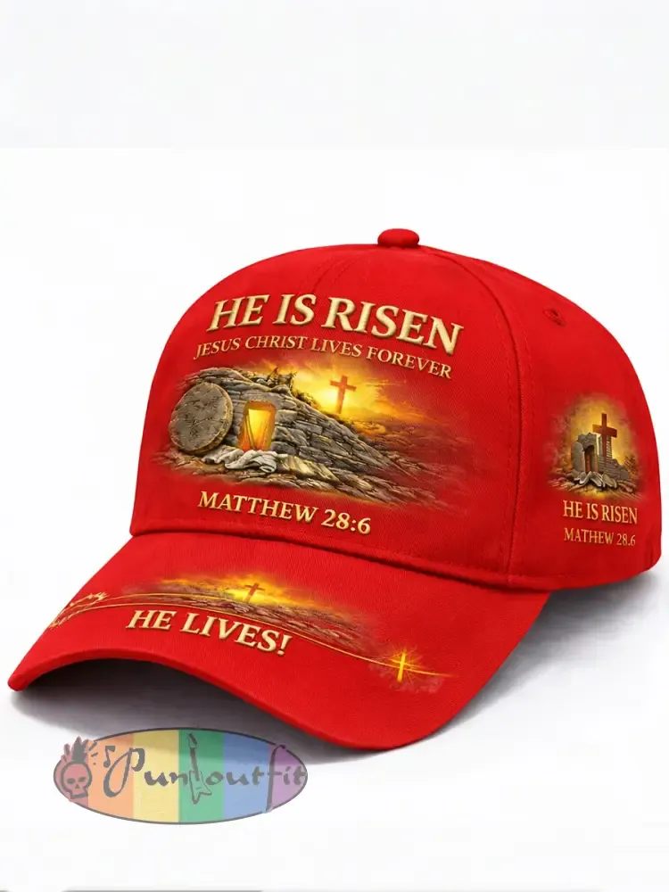 ’He is risen’ Vintage Unisex Hats