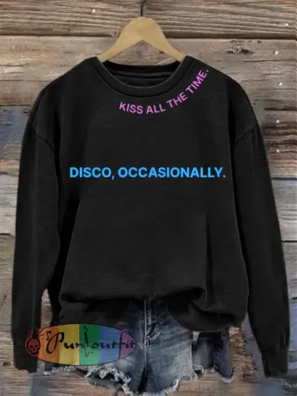 Women’s Singer Casual Printed Regular Sweatshirt