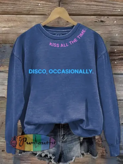 Women’s Singer Casual Printed Regular Sweatshirt
