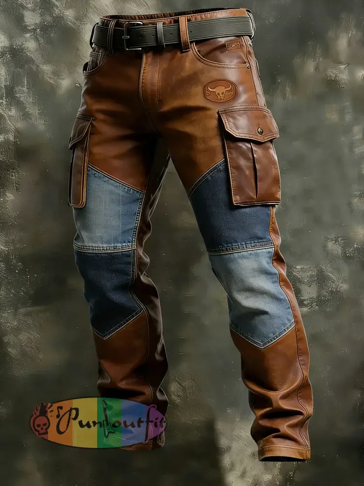 Men’s Retro Business Style Casual Work Trousers