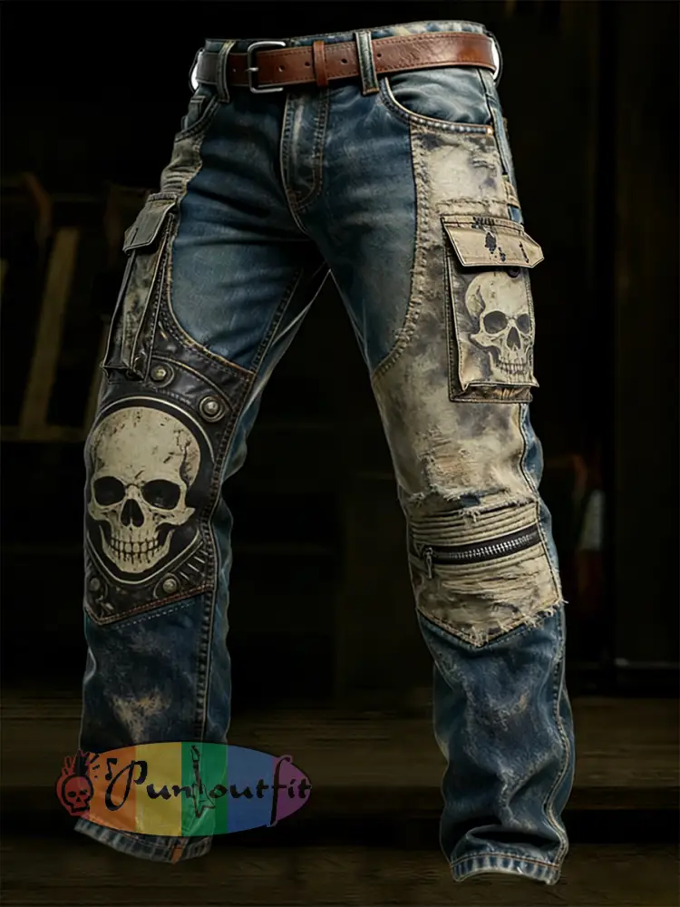 Men’s Retro Business Style Casual Work Trousers