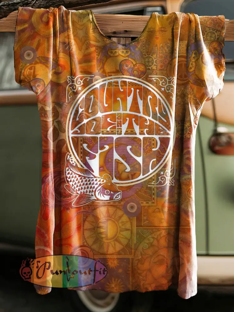 Women’s Country Joe Hippie Music Short Sleeves T-shirt