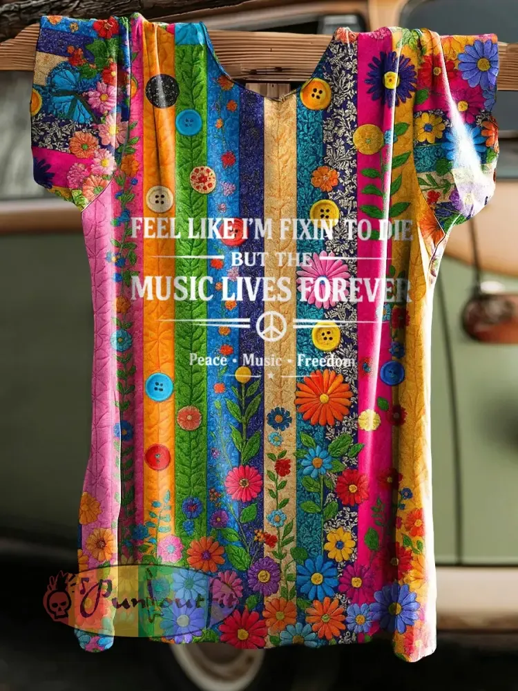 Women’s Country Joe Hippie Music Short Sleeves T-shirt