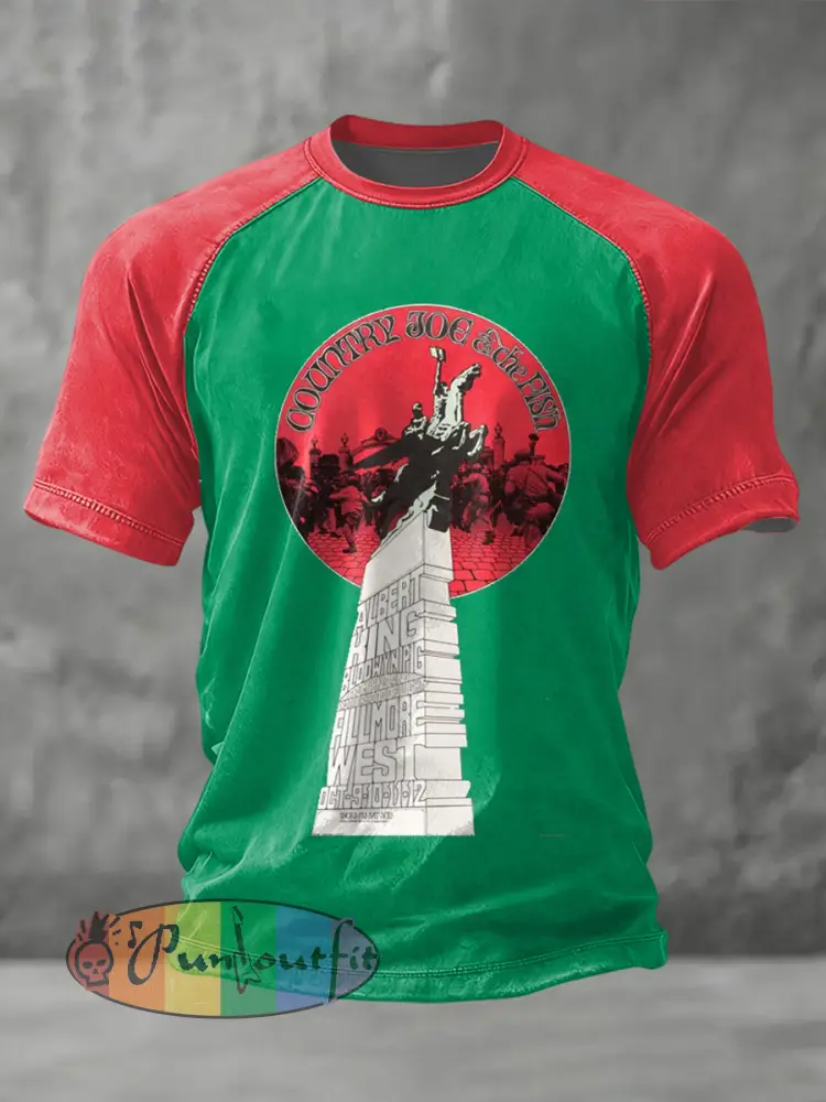 Men’s Country Joe Hippie Music short sleeves t-shirt