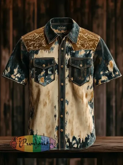 Men’s Western Yoke Short Sleeve Shirt