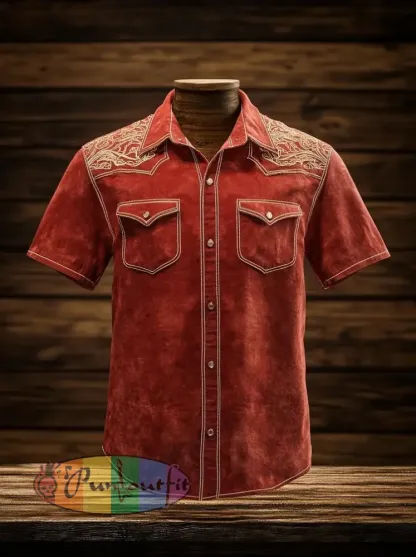 Men’s Western Yoke Short Sleeve Shirt
