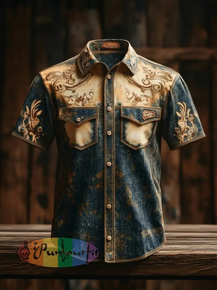 Men’s Western Yoke Short Sleeve Shirt