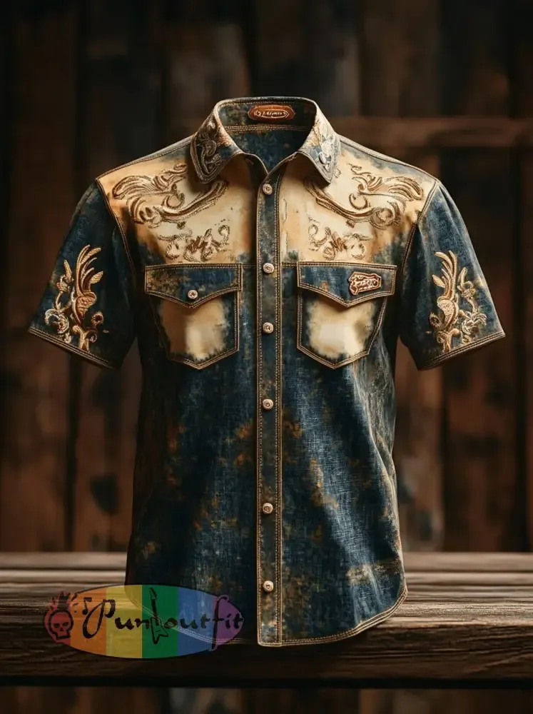 Men’s Western Yoke Short Sleeve Shirt