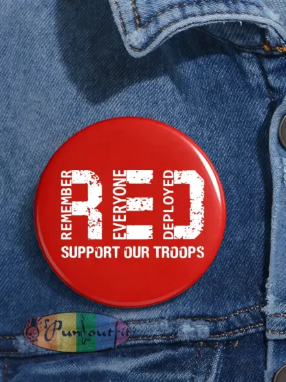 Red Friday Printed Badge - Red · ONE