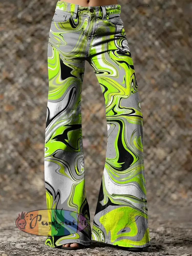 Women’s Psychedelic Art Print Trousers