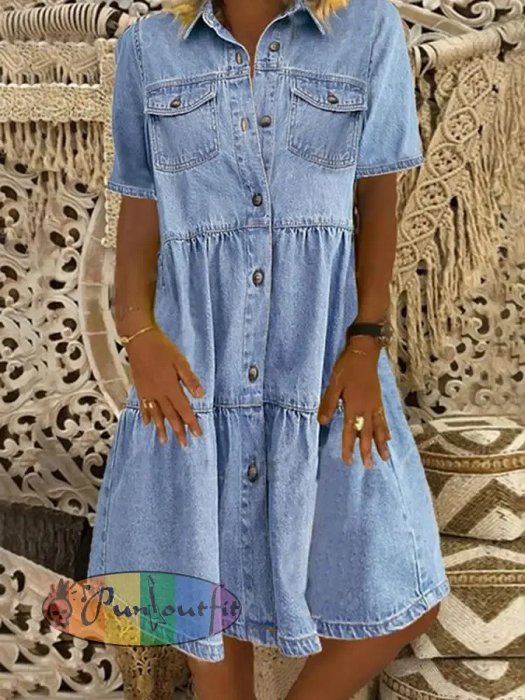 Women’s Casual Elegant Denim Dress