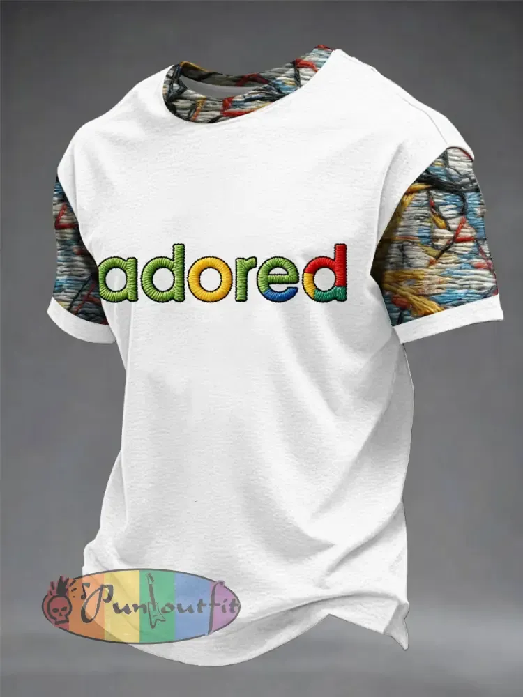 Men’s Lemon Roses Music Lover Printed short sleeves t-shirt