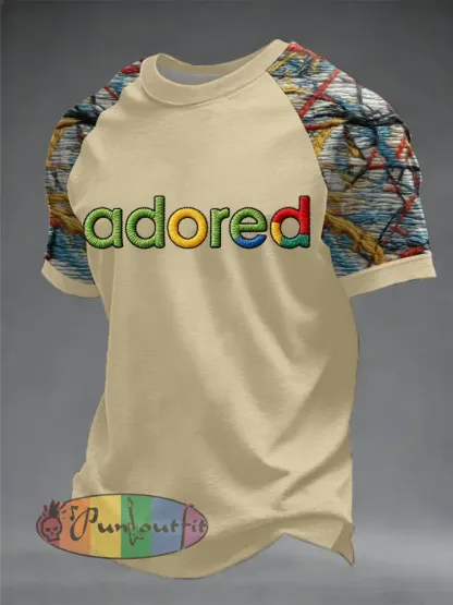 Men’s Lemon Roses Music Lover Printed short sleeve t-shirt