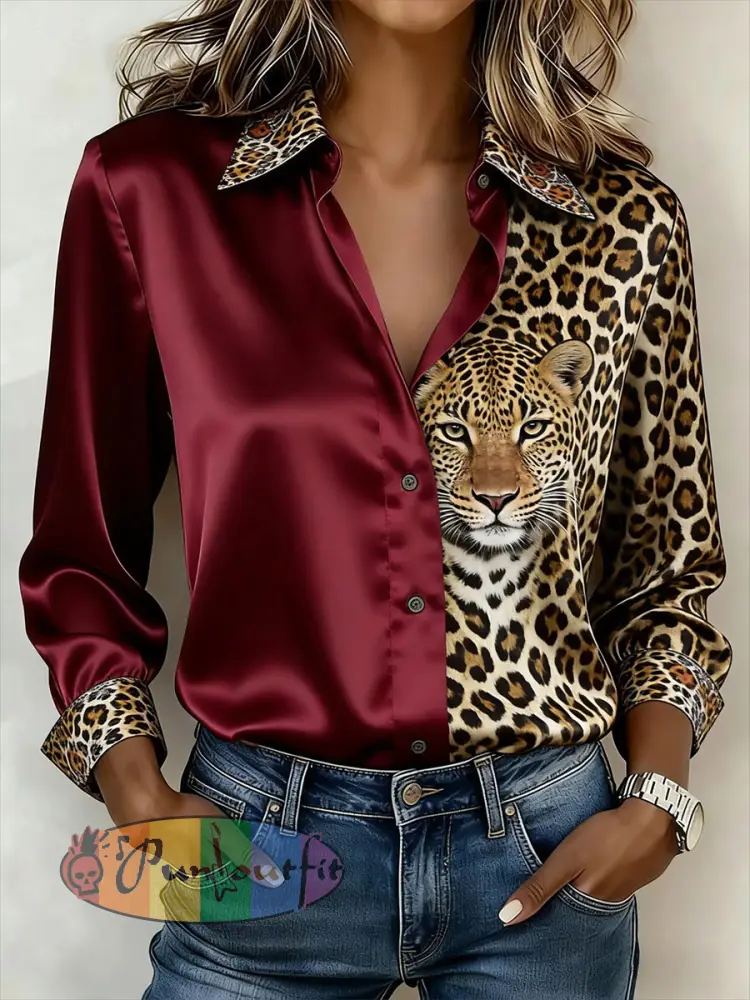 Women’s Leopard Print Art Shirts