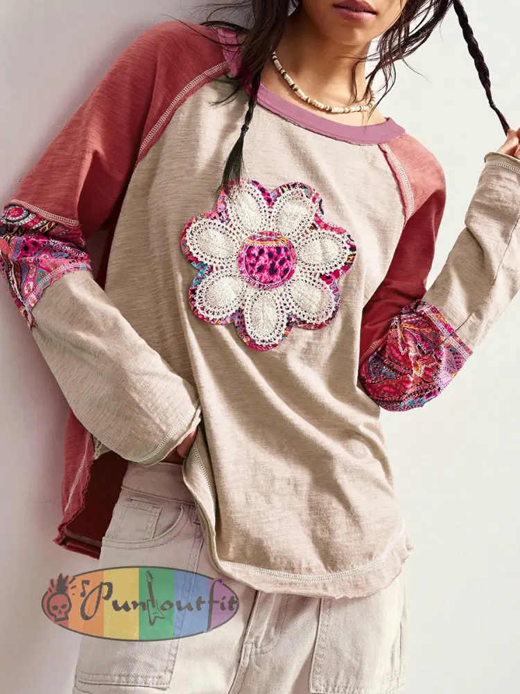 Women’s Hippie Floral Casual T-Shirts