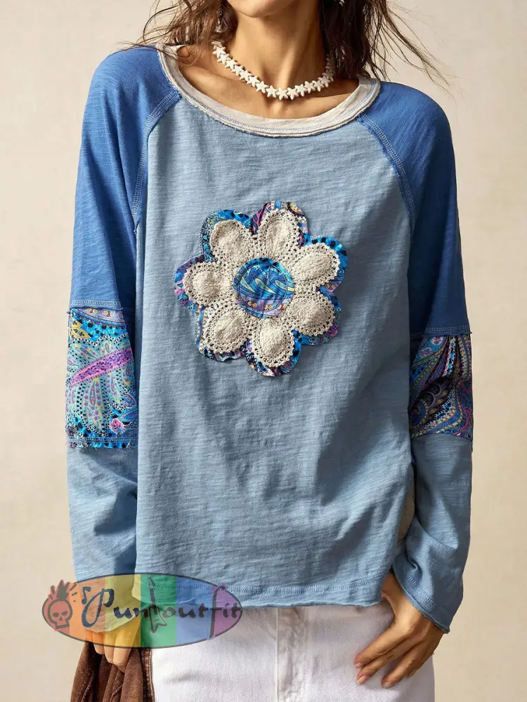 Women’s Hippie Floral Casual T-Shirts