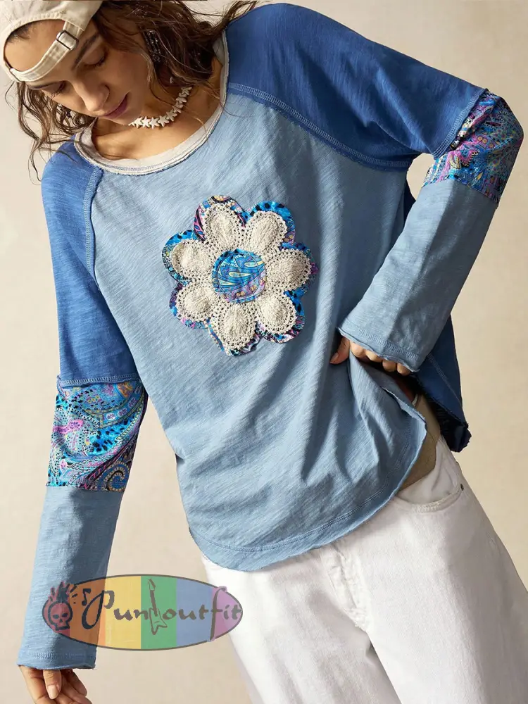 Women’s Hippie Floral Casual T-Shirts