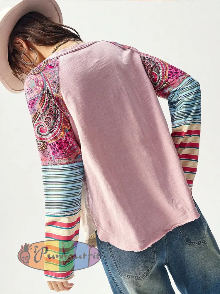 Women’s Hippie Floral Casual T-Shirts