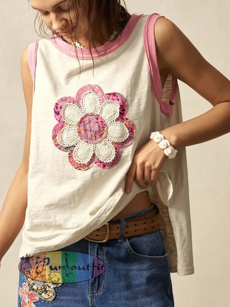 Women’s Hippie Floral Casual Vests