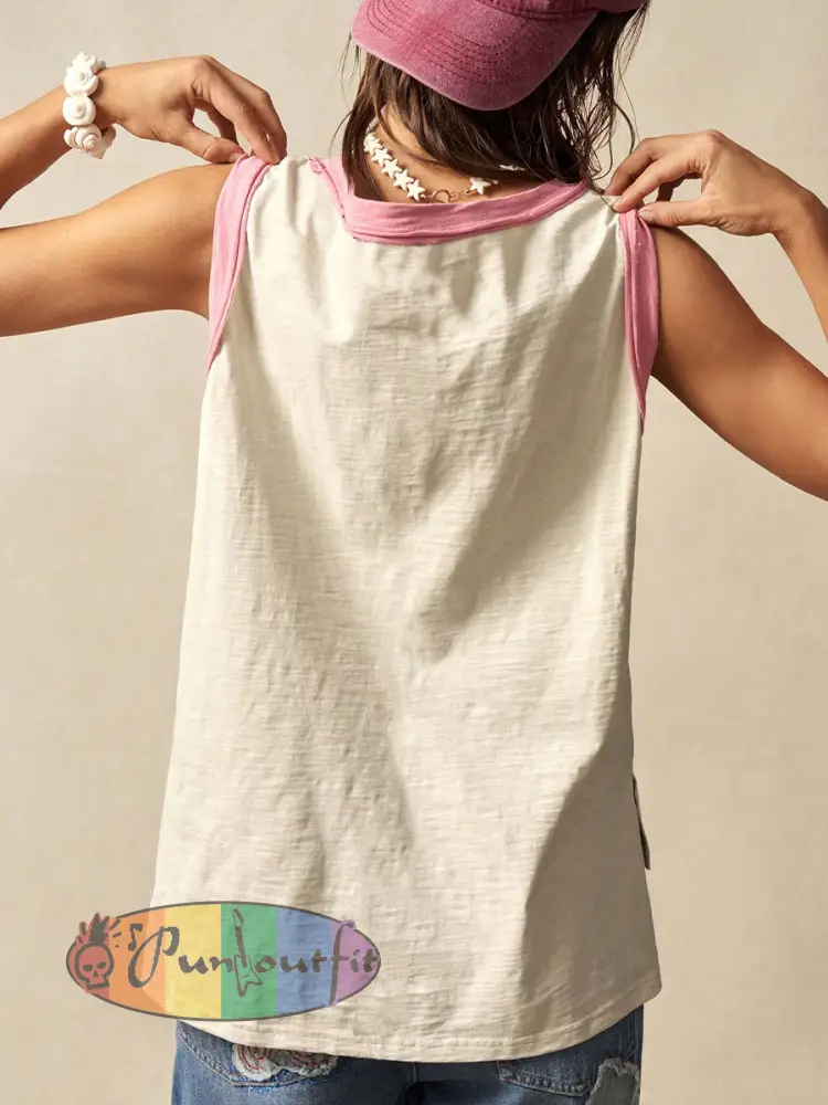 Women’s Hippie Floral Casual Vests