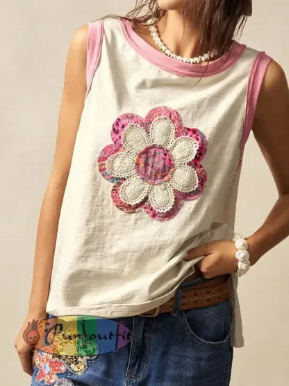 Women’s Hippie Floral Casual Vests