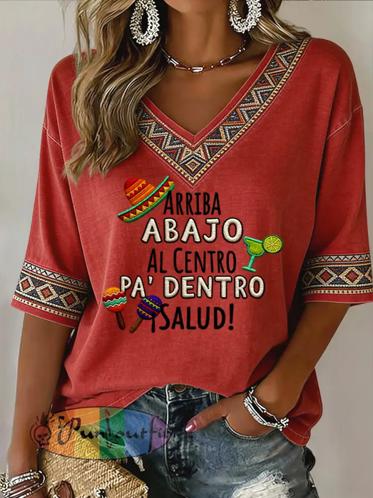 Women’s Retro Cinco de Mayo T-Shirt
