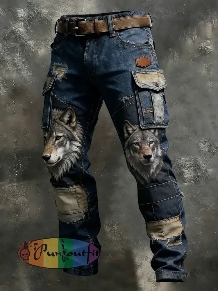 Men’s Retro Business Style Casual Work Trousers