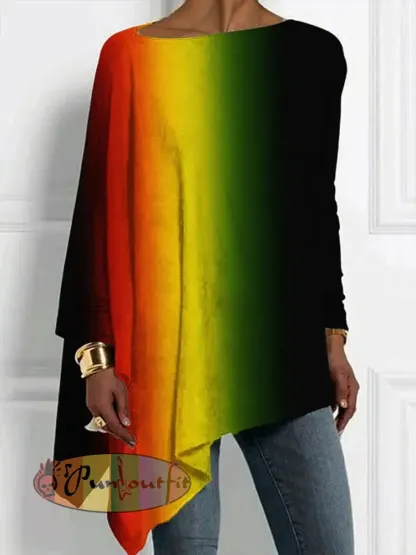 Women’s Reggae Loose Pullover Sweatshirt
