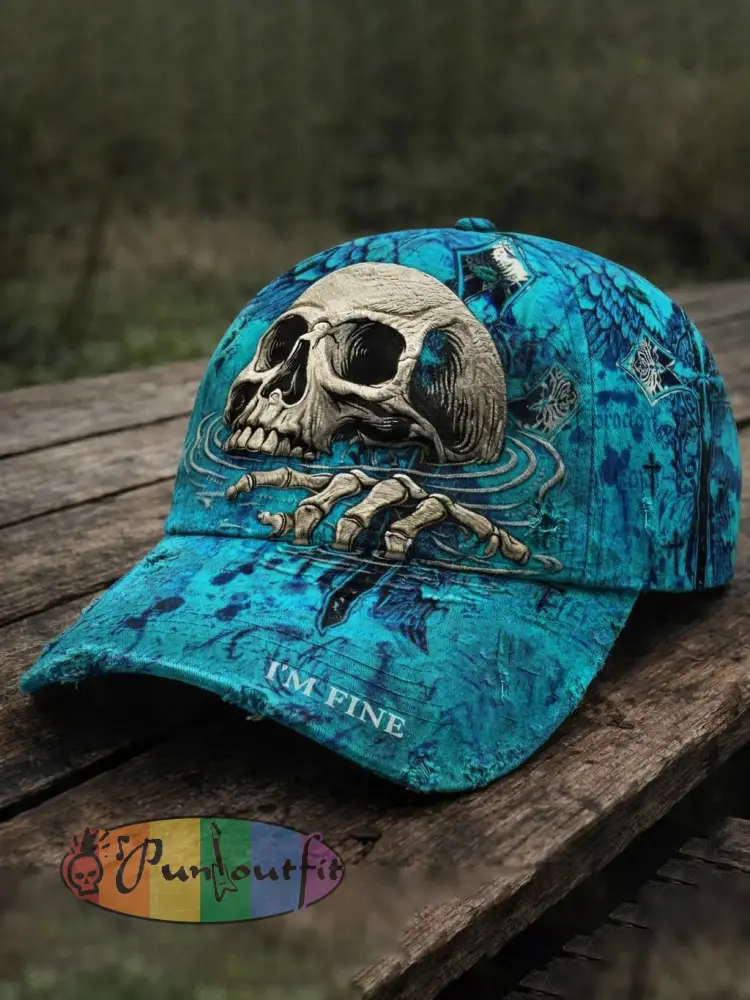 Gothic Skull Hat - As picture · ONE