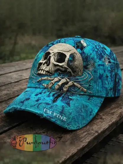 Gothic Skull Hat - As picture · ONE