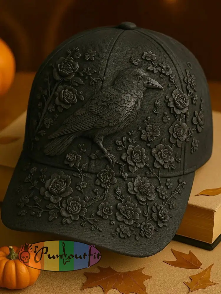 Gothic Crow Hat - As picture · ONE