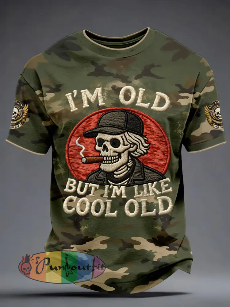 Men’s Old Fuckers Club Camouflage T-Shirts