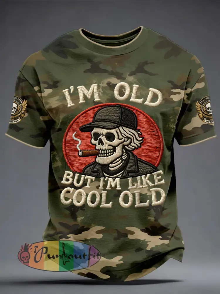 Men’s Old Fuckers Club Camouflage T-Shirts