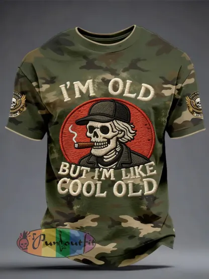 Men’s Old Fuckers Club Camouflage T-Shirts