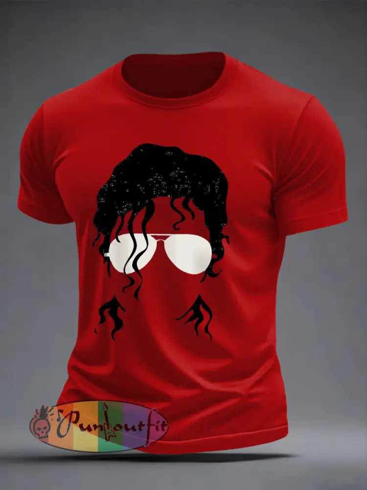 Men’s Men’s Pop Music Inspired Casual T-shirt