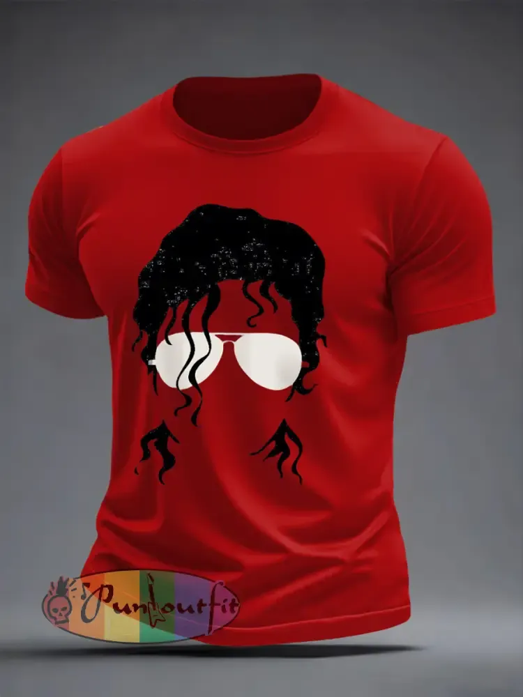 Men’s Men’s Pop Music Inspired Casual T-shirt