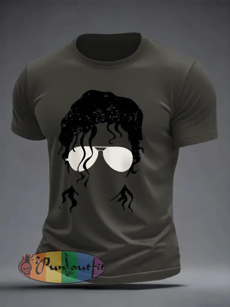 Men’s Men’s Pop Music Inspired Casual T-shirt