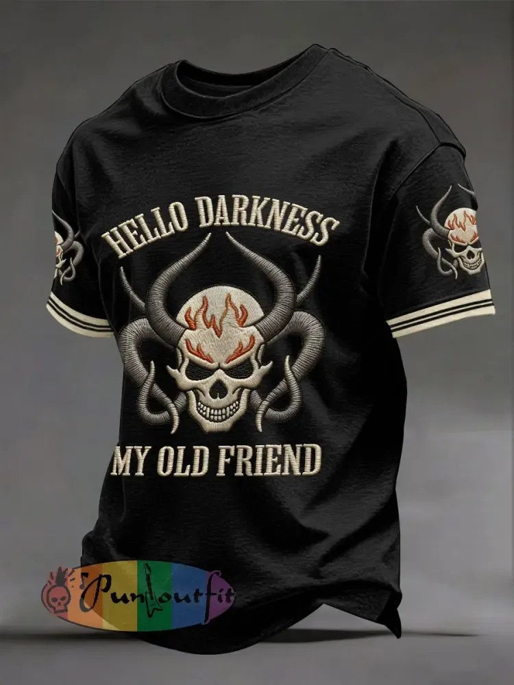 Men’s ’hello darkness my old friend’ T-shirts